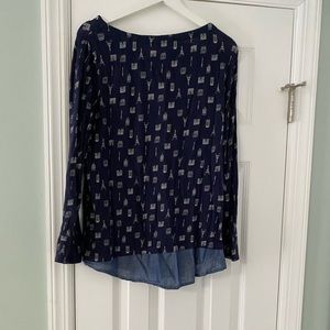 Paris Calling Faux Layered Top